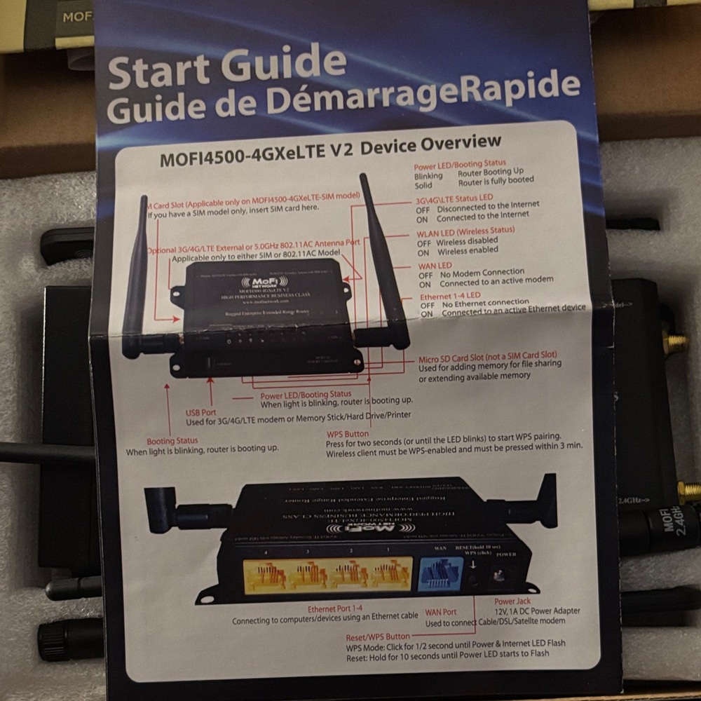 Black 3G/4G/LTE Router - Picture 4 of 6